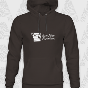 CHANDAIL À CAPUCHON - BRUN